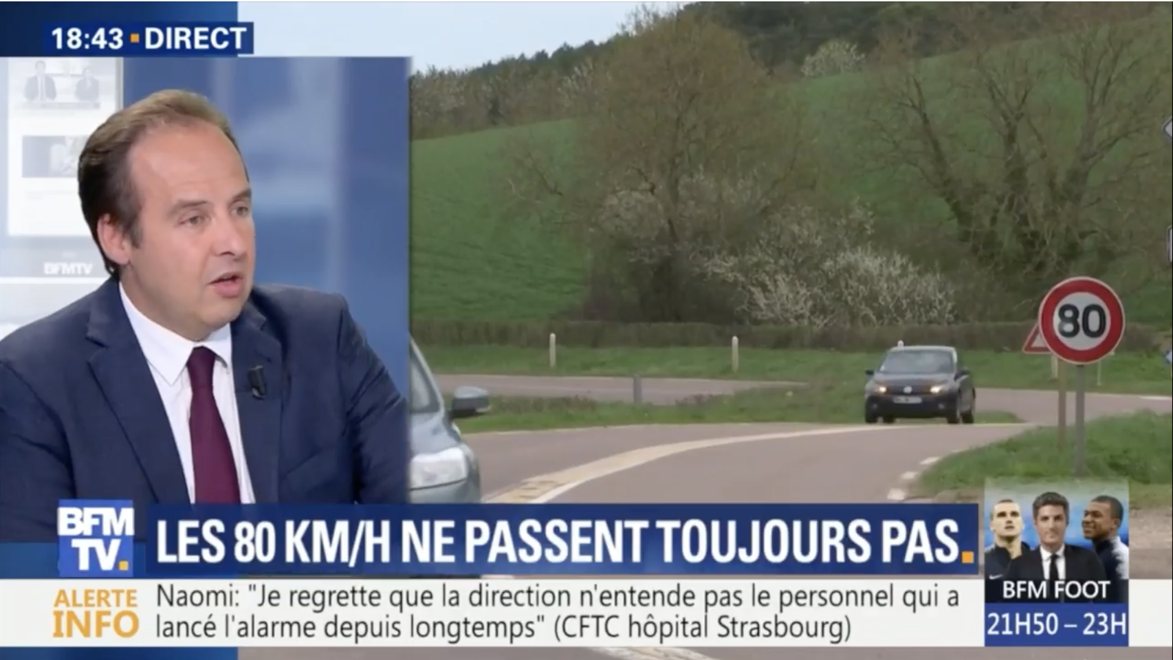 80 km/h : on veut aller dans le même sens que le gouvernement, mais notre méthode est plus efficace.