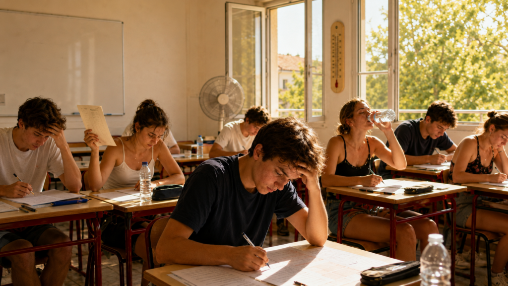 Baccalauréat 2026 : une session sous chaleur extrême