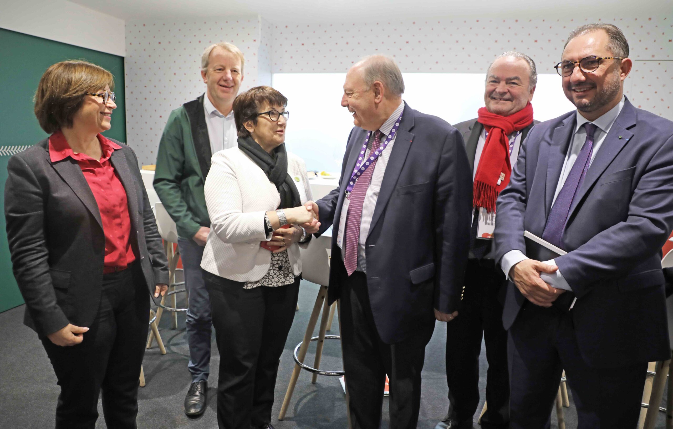 Visite d'Hervé Marseille, Président de l'UDI, au Salon International de l'Agriculture