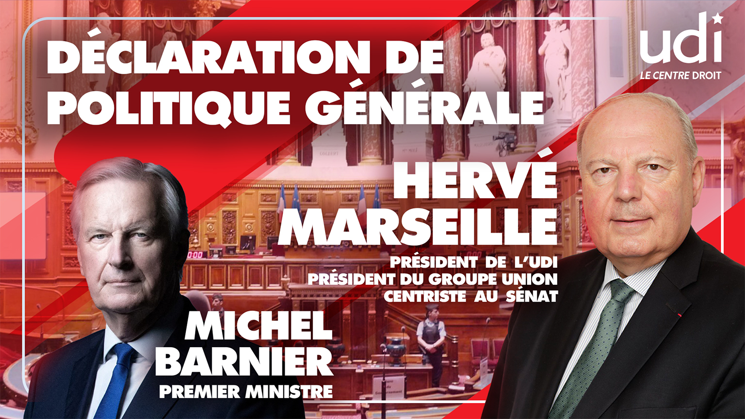 Réponse d'Hervé Marseille à la déclaration de politique générale du Premier ministre