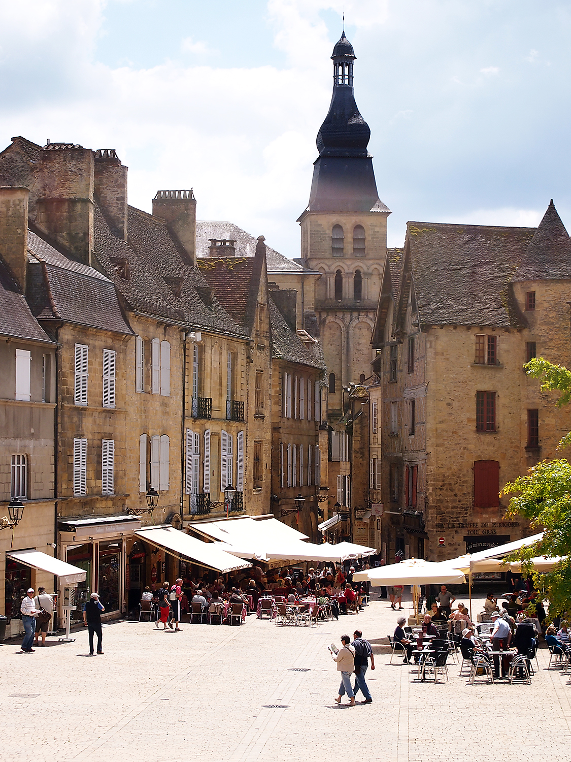 Déplacement de Jean-Christophe Lagarde à Sarlat