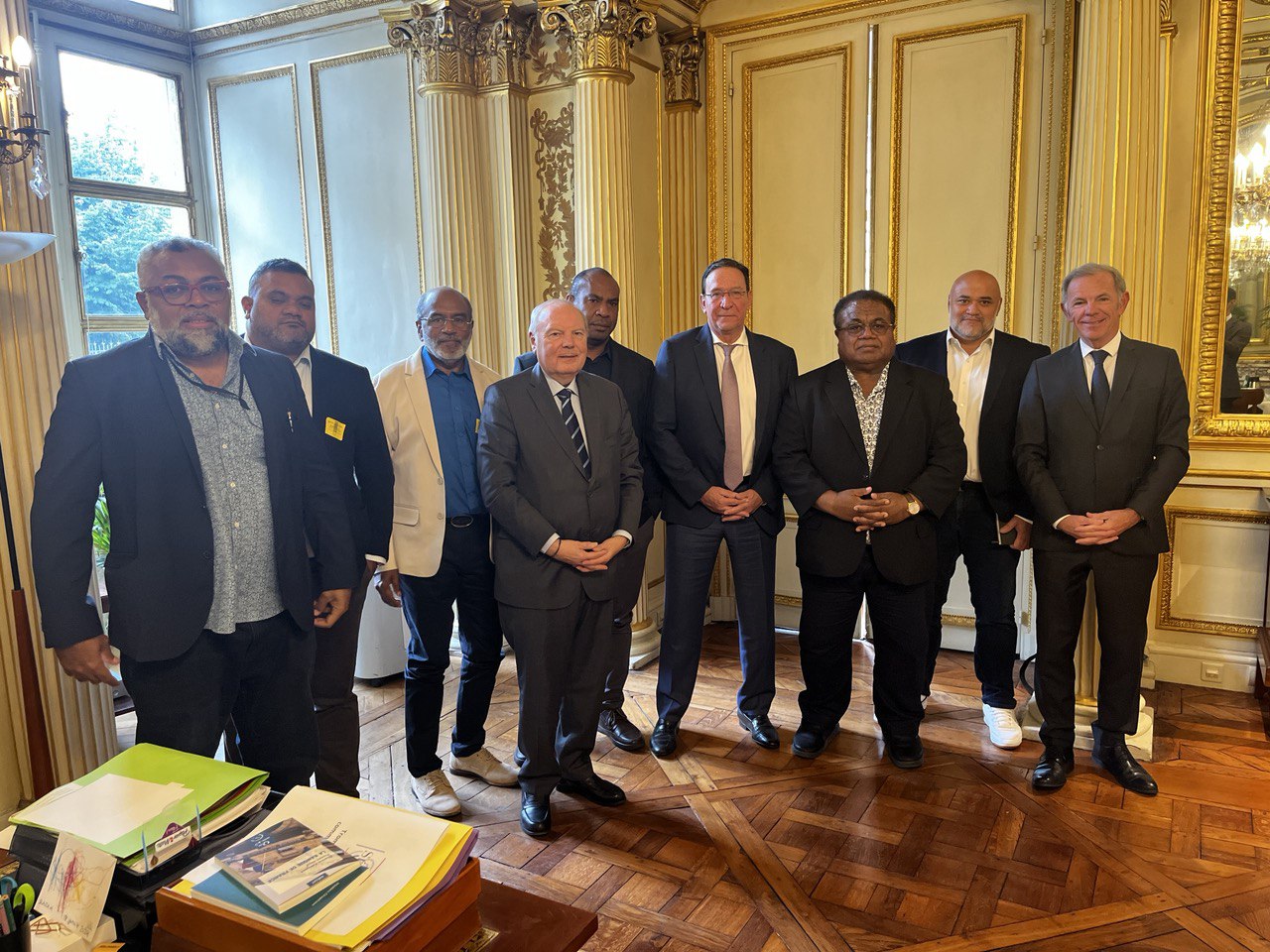 Nouvelle-Calédonie : Hervé Marseille a accueilli une délégation d'élus